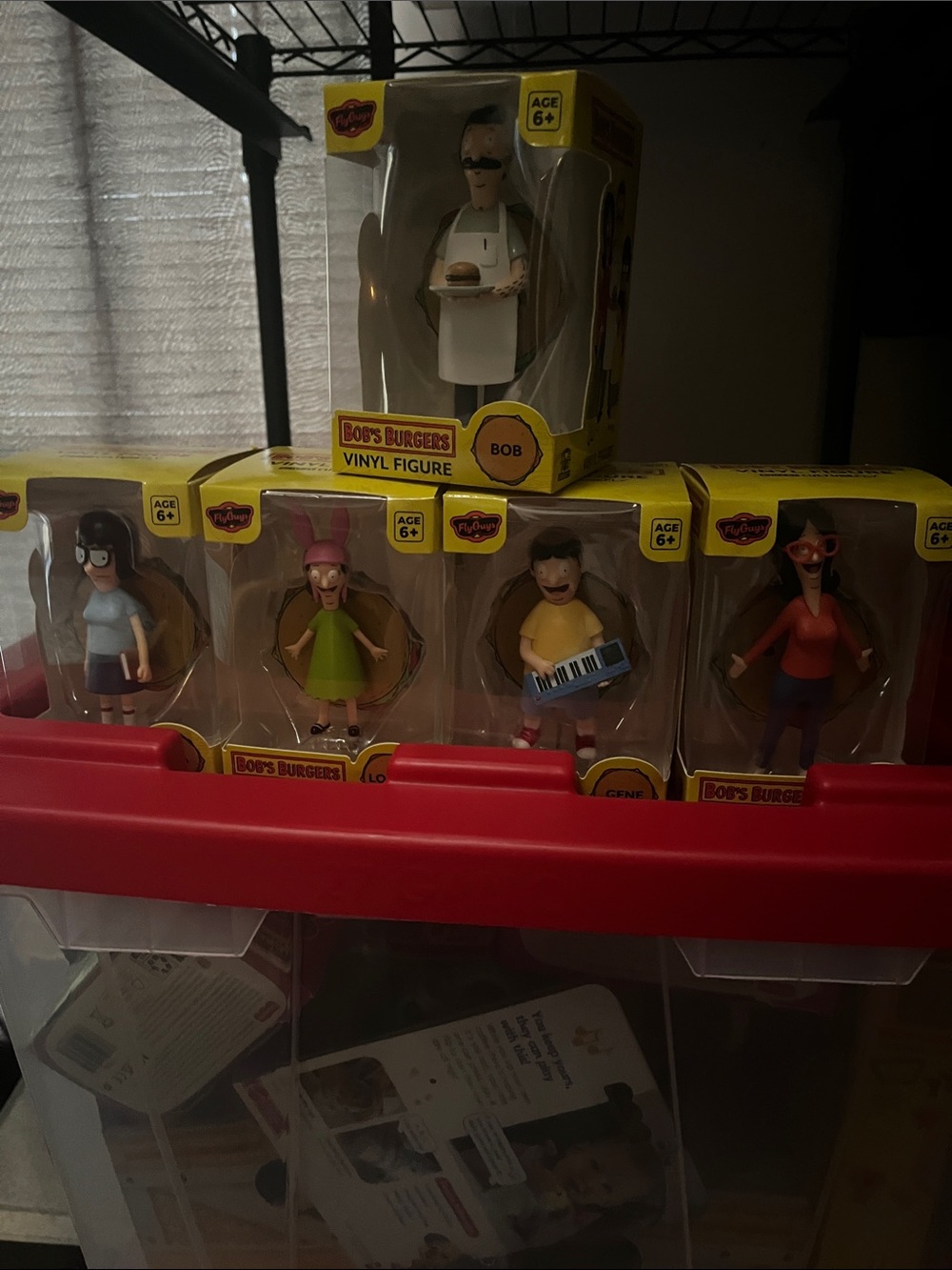 Bob's Burgers Vinyl Figure Set - Assorted Characters in Yellow Packaging